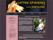 Tablet Screenshot of cottonspinning.com